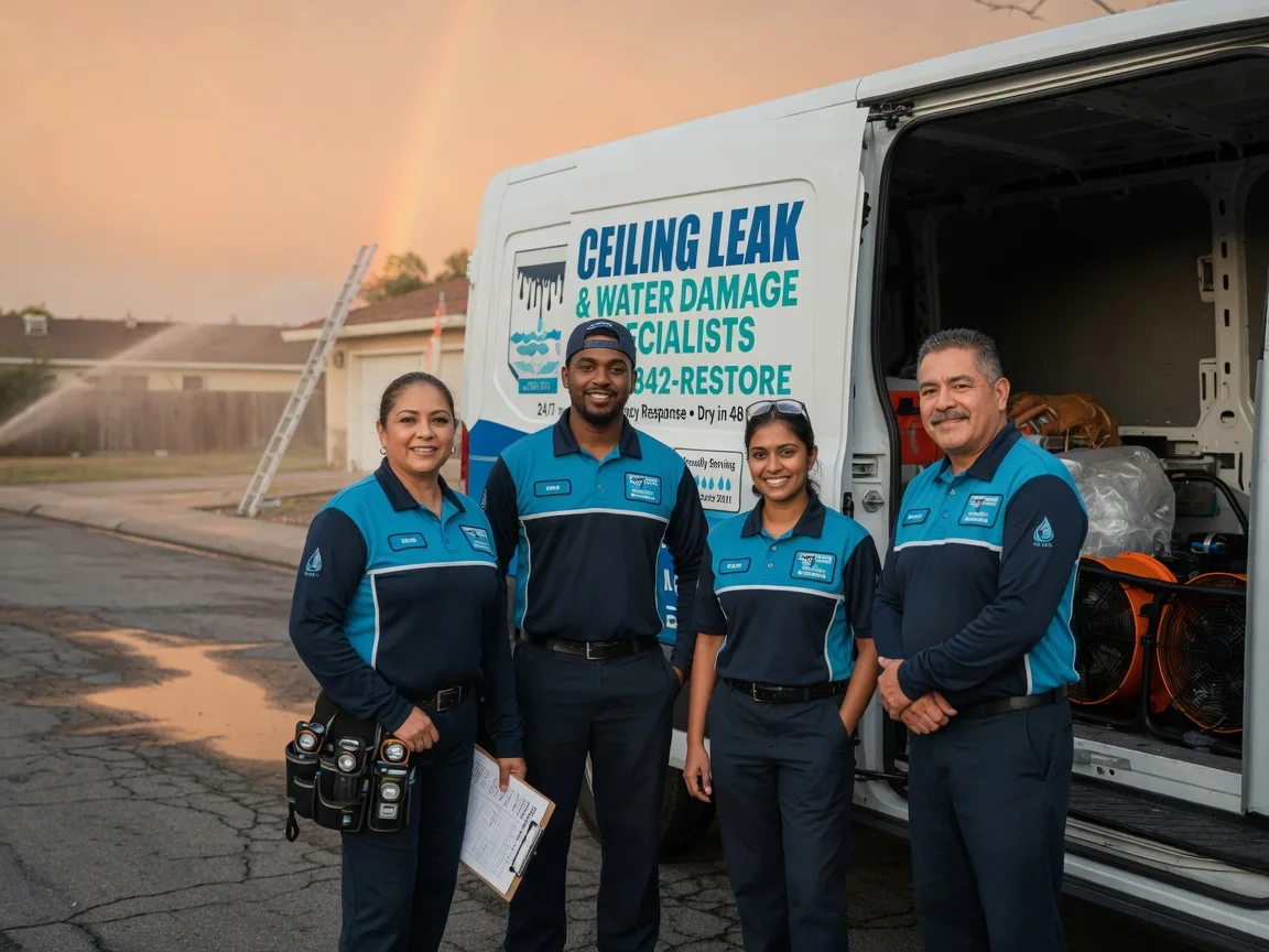 Ceiling Leak Cleanup company in Lafferty, OH